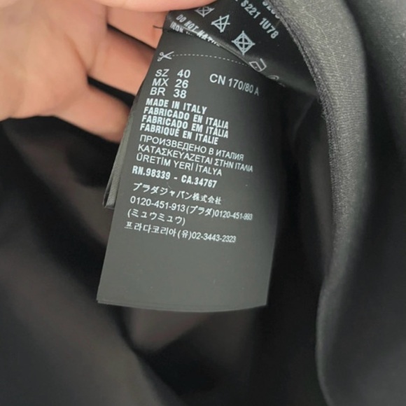 NWT Prada Charcoal Wool Pinafore Dress IT size 40 - Picture 4 of 5